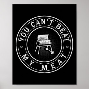 Funny Bbq Pit Reverse Flow Smoker Accessory Grill  Poster