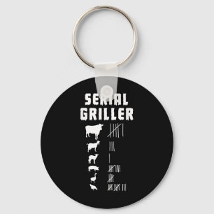 Funny Bbq Refilling Grilling Barbecue - Serial Gri Key Ring