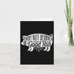 Funny Bbq Shirt Pork Every Butt Loves Deserves A G Card