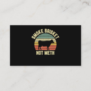 Funny Bbq Smoke Brisket Not Novelty Grilling Loyalty Card