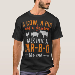 Funny BBQ Smoked Meat Lover Gift Idea Barbecue T-Shirt