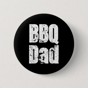 Funny Bbq Smoker Accessory Pitmaster Dad Grilling 6 Cm Round Badge