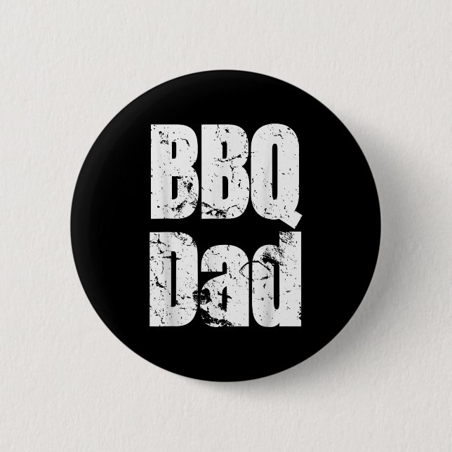 Funny Bbq Smoker Accessory Pitmaster Dad Grilling  6 Cm Round Badge (Front)