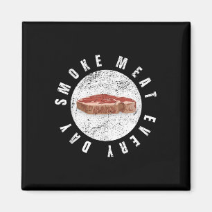 Funny Bbq Smoker Accessory Pitmaster Dad Grilling Magnet