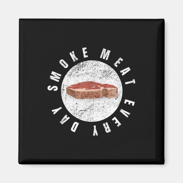 Funny Bbq Smoker Accessory Pitmaster Dad Grilling  Magnet (Front)