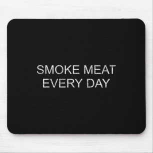 Funny Bbq Smoker Accessory Pitmaster Dad Grilling  Mouse Pad