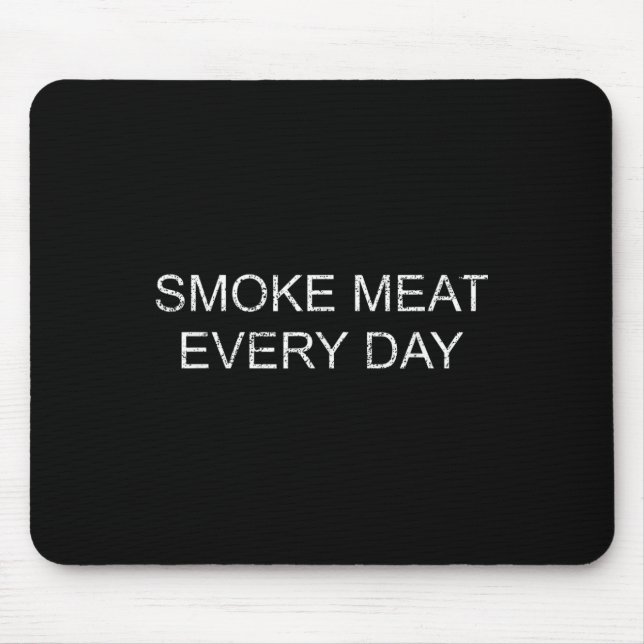 Funny Bbq Smoker Accessory Pitmaster Dad Grilling  Mouse Pad (Front)