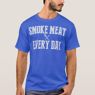 Funny Bbq Smoker Accessory Pitmaster Dad Grilling T-Shirt