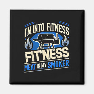 Funny Bbq Smoker Meat Smoking Tools Grilling Barbe Magnet