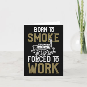Funny Bbq Smoker Shirt Barbecuer Smoking Meat Pitm Card