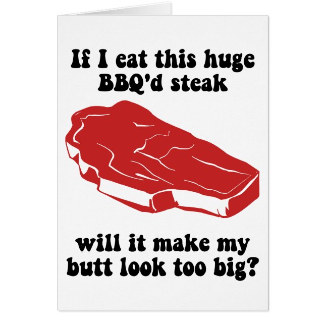 Funny BBQ Steak (Front)