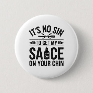 Funny Bbq Tees For Men Women Grilling Meat Smoking 6 Cm Round Badge