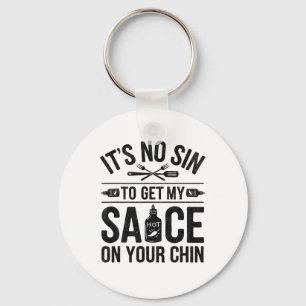 Funny Bbq Tees For Men Women Grilling Meat Smoking Key Ring