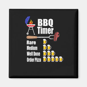 Funny Bbq Timer - Barbecue Grill Grilling Gift Magnet