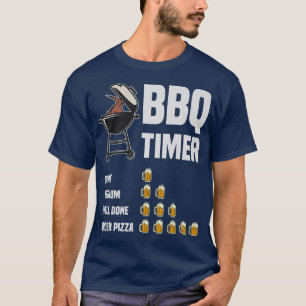 Funny BBQ Timer - Barbecue Grill Grilling Order Pi T-Shirt