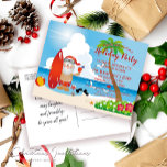 Funny Beach Christmas Party Invitation Postcard<br><div class="desc">Embrace the holiday spirit with a twist and spread the merriment with our Custom Funny Beach Christmas Party Invitation Postcards. The warm sandy beach and the cool holiday vibes make a whimsical combo that's sure to bring a laugh. Personalise each card with your own message to add that extra personal...</div>