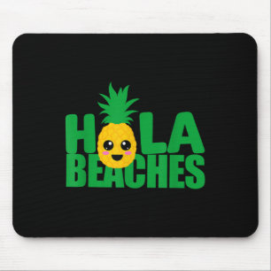 Funny Beach Summer Vacation Pineapple T Cruise Hol Mouse Pad