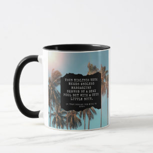 Funny Beach Themed Dialysis Technician Coffee Mug