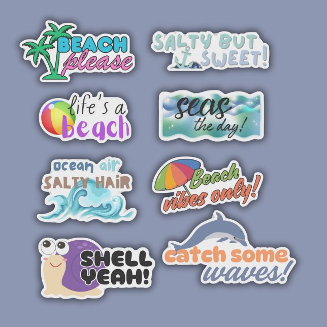 Funny Beach Themed Set Waterproof  (Creator Uploaded)