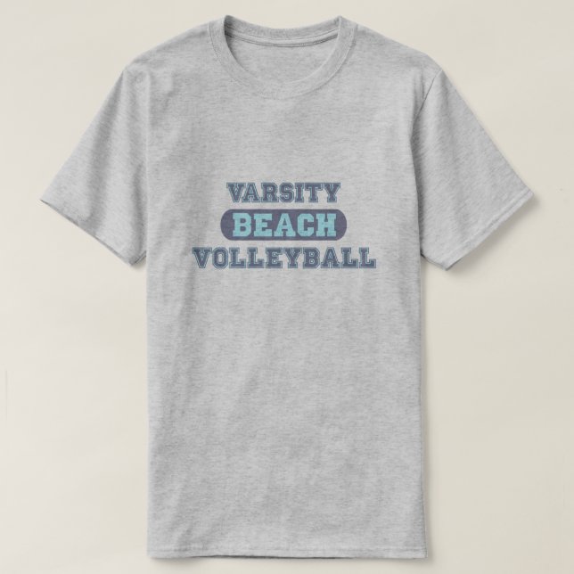 Funny Beach Volleyball T-Shirt (Design Front)