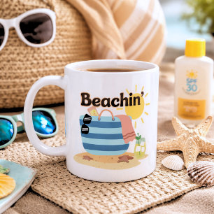 Funny Beachin'  Coffee Mug