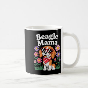 Funny Beagle Art For Women Girls Mum Beagle Dog Lo Coffee Mug