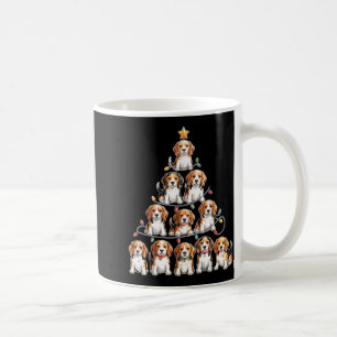 Funny Beagle Christmas Tree Dog Lovers Women Men X Coffee Mug