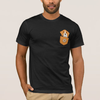 Funny Beagle Dog In The Pocket  T-Shirt