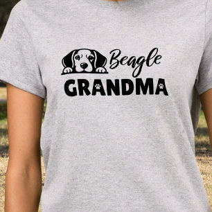 Funny Beagle Grandmother  T-Shirt