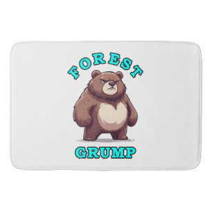 Funny Bear Bath Mat