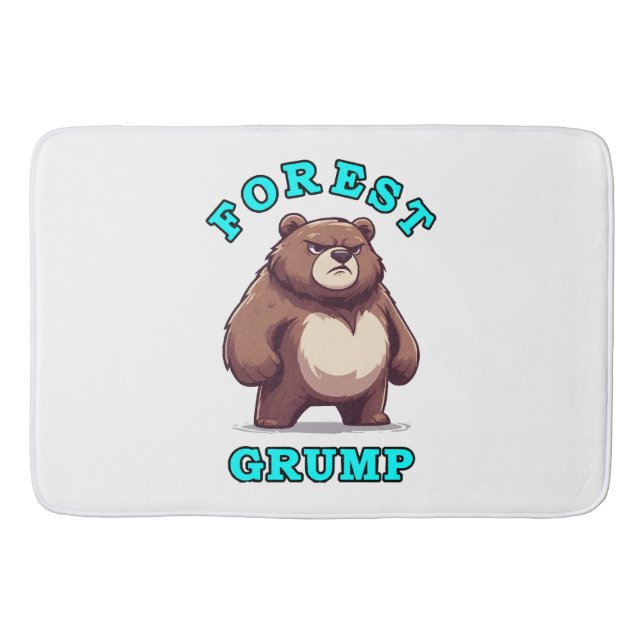 Funny Bear Bath Mat (Front)
