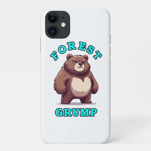 Funny Bear Case-Mate iPhone Case (Back)