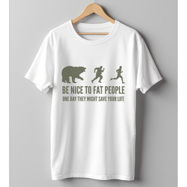Funny Bear Chase T-Shirt (Creator Uploaded)
