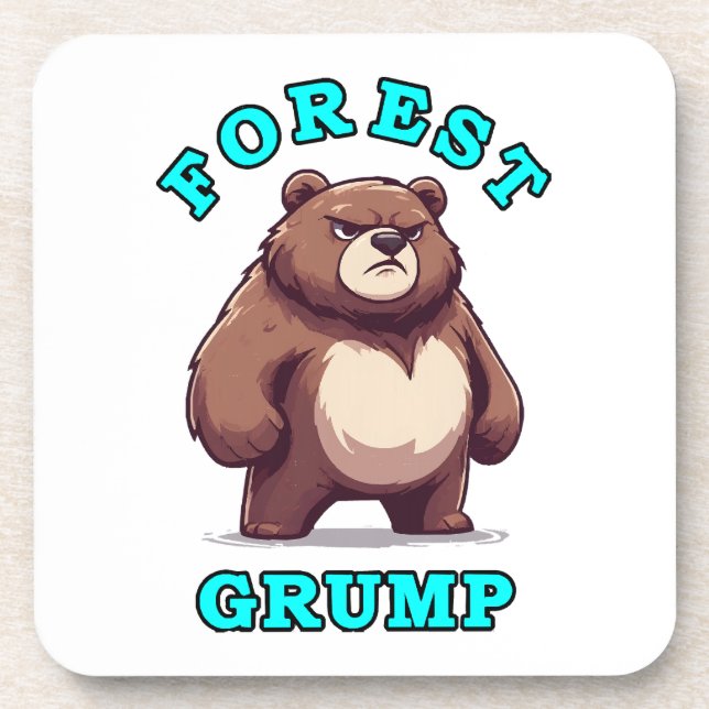 Funny Bear Coaster (Front)