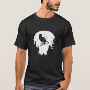 Funny Bear Cycling Mountain Bike Moon Bicycle Appa T-Shirt