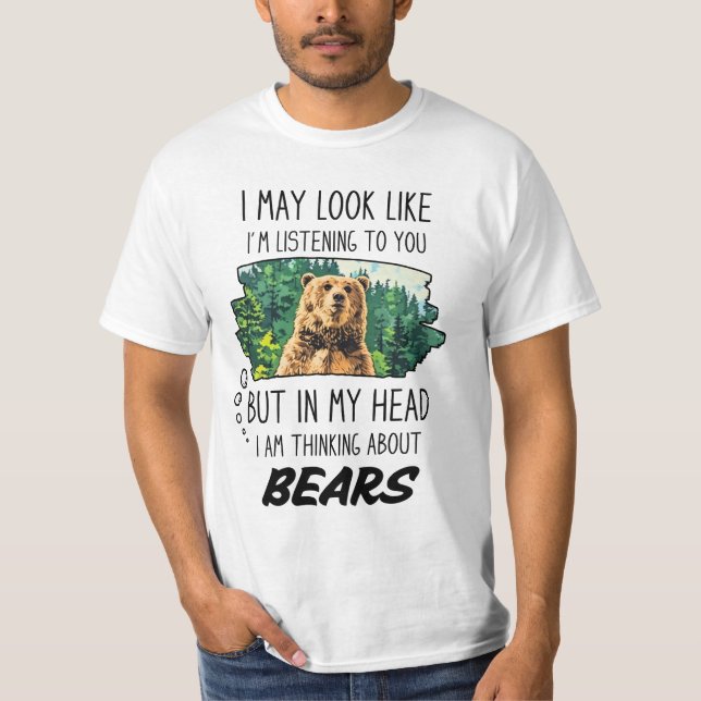 Funny Bear Lover  T-Shirt (Front)