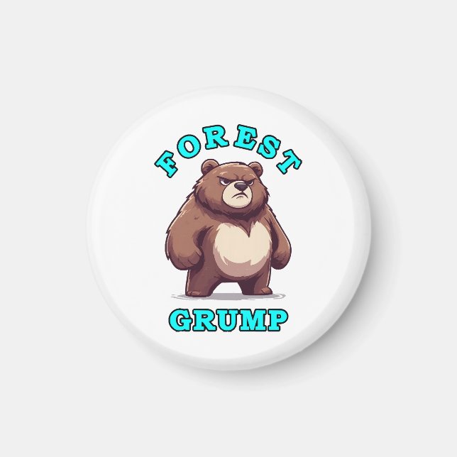 Funny Bear Magnet (Front)