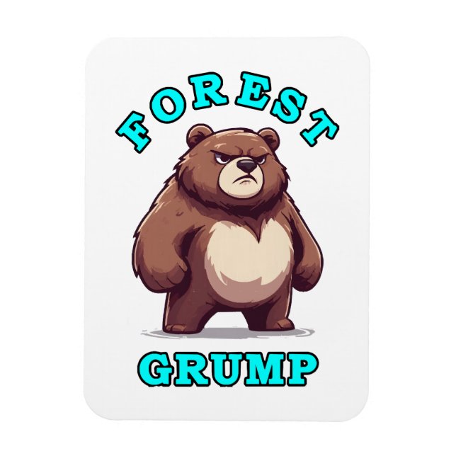 Funny Bear Magnet (Vertical)