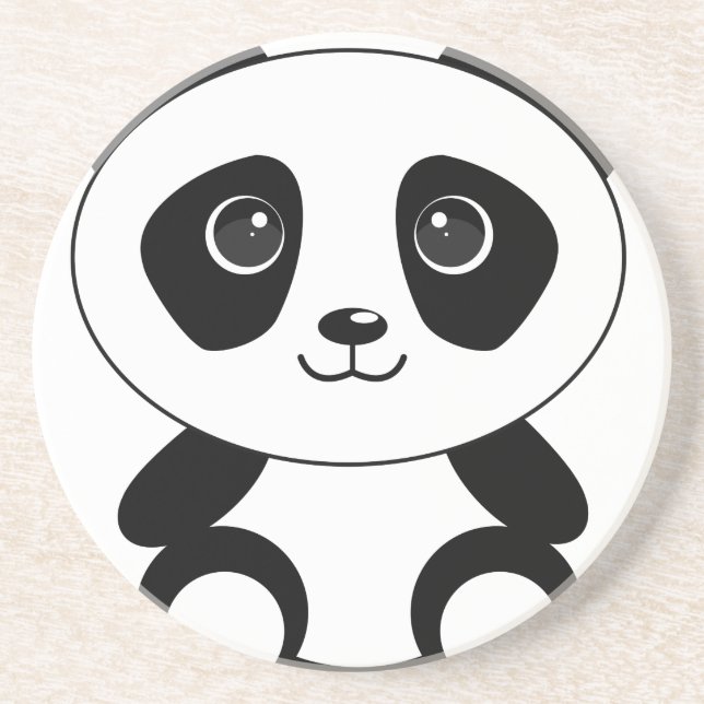 Funny bear panda bear panda animals coaster (Front)