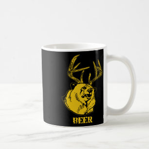Funny Bear Plus Deer Equals Beer Deer Hunting Usa Coffee Mug