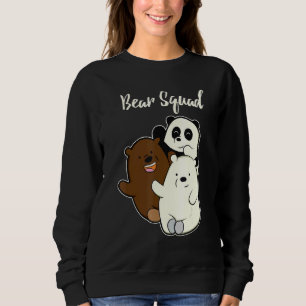 Funny Bear Squad For Grizzly Panda Bear Sweatshirt