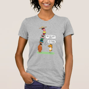 Funny Bear Wearing Many Hats T-Shirt