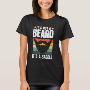 Funny Beard Design For Men Boys Facial Hair Beard T-Shirt