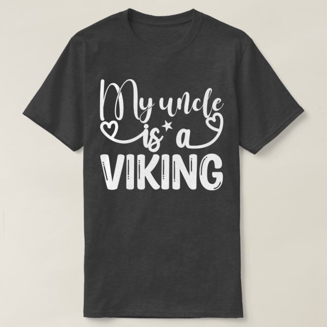 Funny Beard Gifts My Uncle Is A Viking Classic TSh T-Shirt (Design Front)
