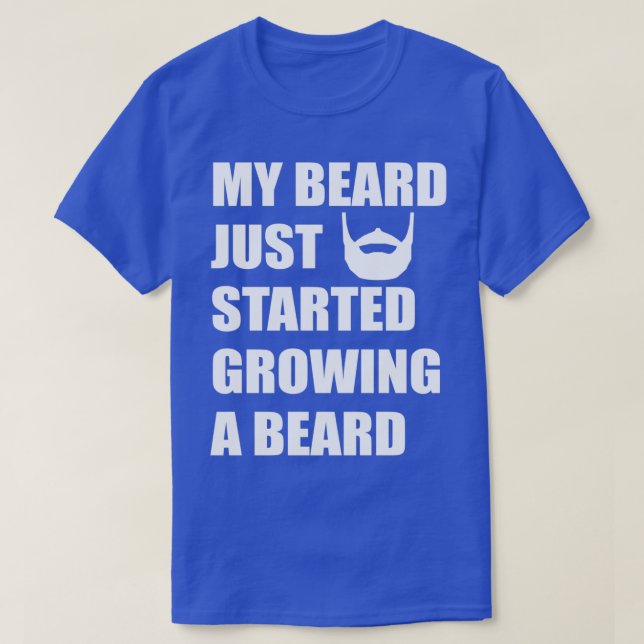 Funny Beard Shirt Classic TShirt (Design Front)
