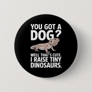 Funny Bearded Dragon Art For Men Women Bearded Dra 6 Cm Round Badge