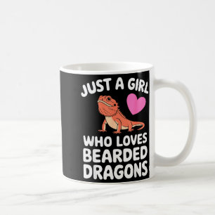 Funny Bearded Dragon Art For Women Girl Bearded Dr Coffee Mug