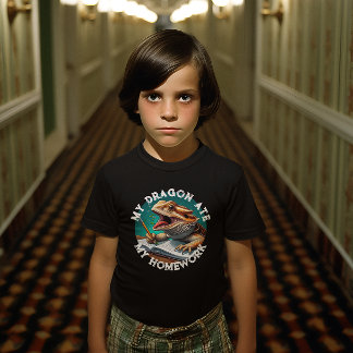 Funny Bearded Dragon Ate Homework T-Shirt