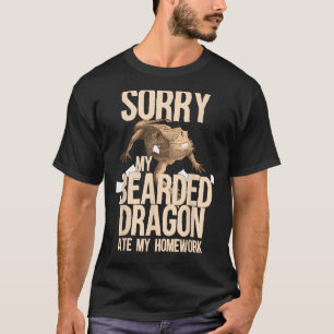 Funny Bearded Dragon Gift Men Women Kid Cool Homew T-Shirt