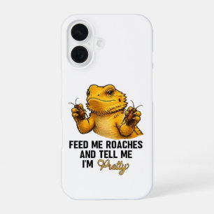 Funny Bearded Dragon Lover Reptile Owner Roaches iPhone 16 Case